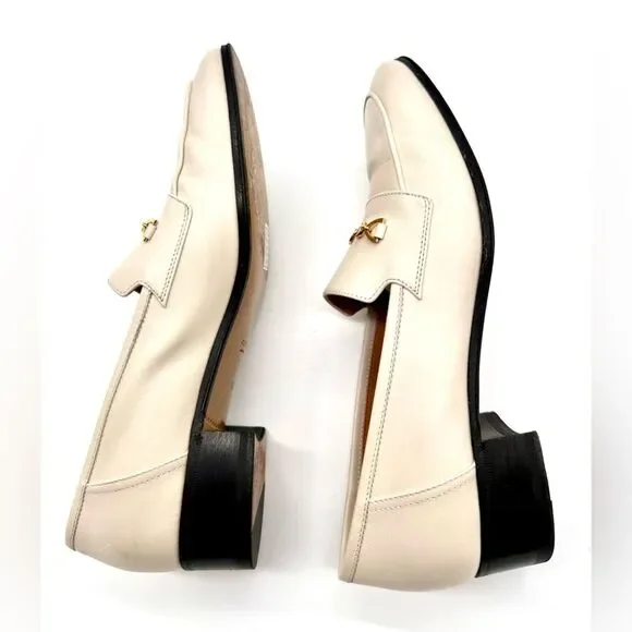GUCCI Jakarta Interlocking G Horsebit Loafers Calfskin Mystic White EU39.5 US9.5 - Picture 5 of 9